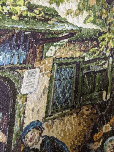 ヨーロッパ式刺繍絵タペストリー: The Violinist