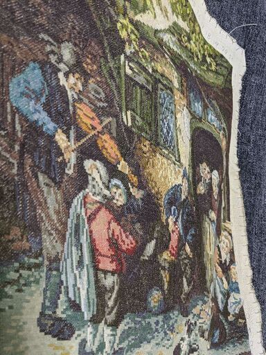 6/21 までに! ヨーロッパ式刺繍絵タペストリー: The Violinist
