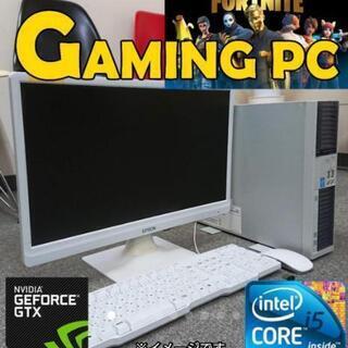 ①格安ゲーミングＰＣ/ｉ５-4460/GTX 750Ti/SATA 1TB/8GB/モニター