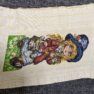 ヨーロッパ式刺繍絵タペストリー: A Cottage in the Forest ヨーロッパ式刺繍絵タペストリー: A Cottage in the Forest