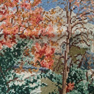 6/21までに! ヨーロッパ式刺繍絵タペストリー: Autumn in the Mountain