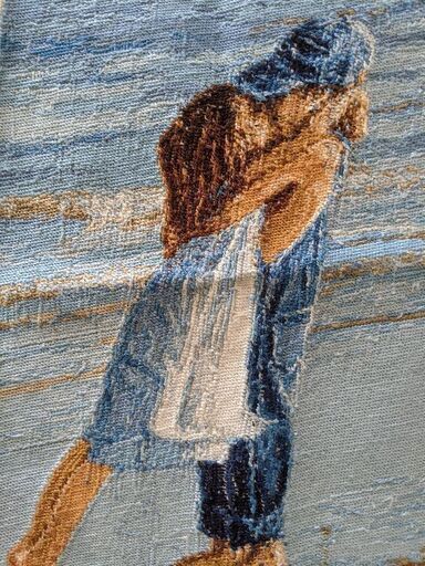 ヨーロッパ式刺繍絵タペストリー: The Kiss