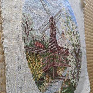 ヨーロッパ式刺繍絵タペストリー: Spring