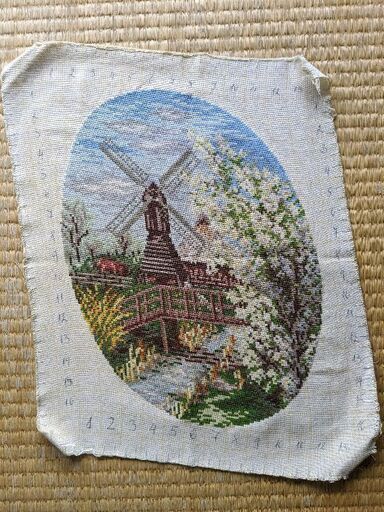 ヨーロッパ式刺繍絵タペストリー: Spring