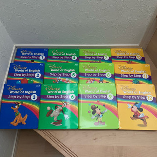 ディズニー 英語教材 ステップバイステップ最新版全巻Blu-ray ブルーレイ全巻未開封】最新版 ステップバイステップ ブルーレイ