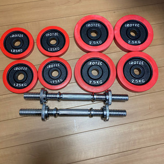 iROTEC ダンベルプレート 22枚セット iROTEC ダンベルプレート 22 lbs 2枚セット IROTEC ダンベル セット