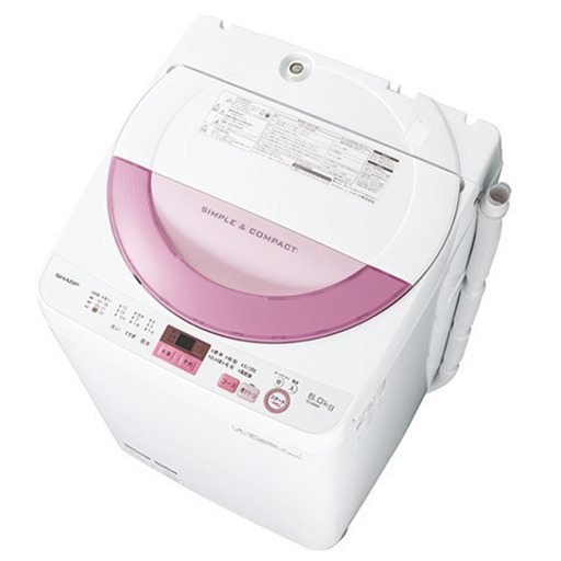 全自動洗濯機 ES-GE6A-P (ピンク系)