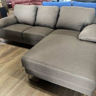 ドデカイ！カウチソファー！布製ブラウン色！現品限りの貴重品！早い者勝ちですよ！