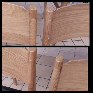 ★44 unico ウニコ 3人掛けダイニングセット【リサイクルマート宇宿店】