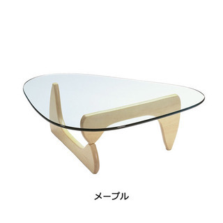 デザイナーズガラステーブル　コーヒーテーブル