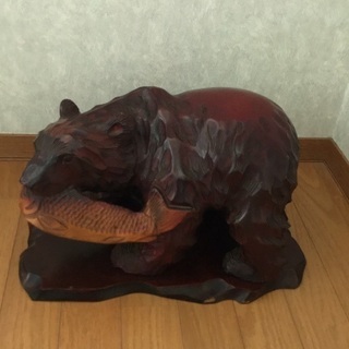 北海道　熊の置物