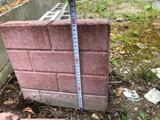 庭用レンガブロックl字 お庭作りに 園芸等 酸素 森林公園のその他の中古あげます 譲ります ジモティーで不用品の処分
