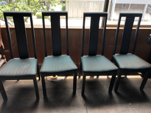 【受け渡し決定】アンティーク x DIY高級椅子4点