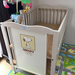 スヌーピー キンタロ－社ベビーベット Amazon.co.jp: キンタロー 日本製ベビーベッド 2WAY スヌーピー