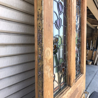 ステンドグラス　扉