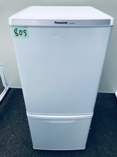 ①805番 Panasonic✨ノンフロン冷凍冷蔵庫✨NR-B146W-W‼️