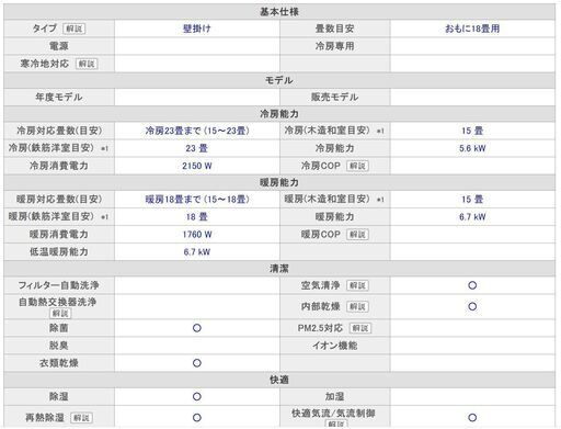 【土日特価】ダイキン家庭用エアコン　冷房23畳　暖房18畳