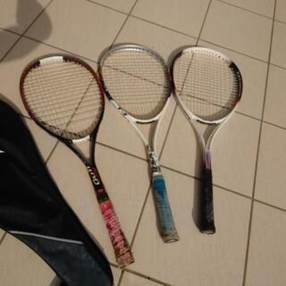 ソフトテニスラケット　３本