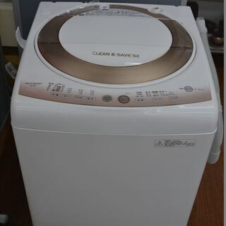 中古洗濯機　シャープ　ES-T805 2012年式