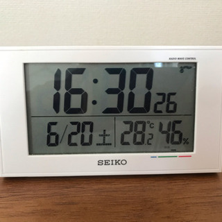 【SEIKO】電波置き時計