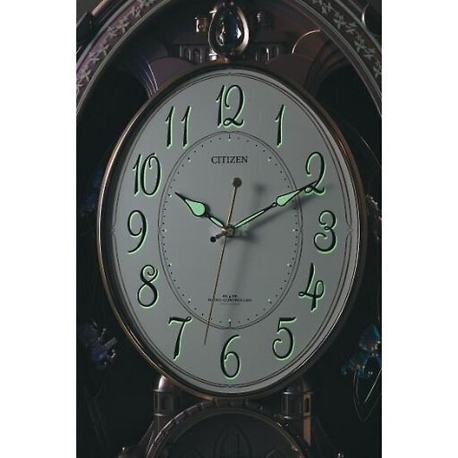 新品・未使用品 CITIZEN シチズン メロディ電波掛時計 4MN485AZ 30曲