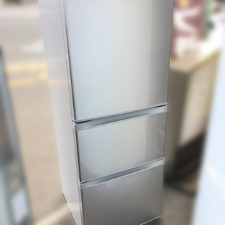 格安！！TOSHIBA 東芝 ノンフロン冷凍冷蔵庫 340L 2015年製 GR-H34S シルバー【自社配送は札幌市内限定】