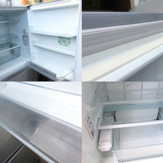 格安！！TOSHIBA 東芝 ノンフロン冷凍冷蔵庫 340L 2015年製 GR-H34S シルバー【自社配送は札幌市内限定】