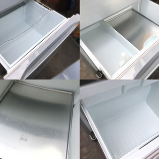 格安！！TOSHIBA 東芝 ノンフロン冷凍冷蔵庫 340L 2015年製 GR-H34S シルバー【自社配送は札幌市内限定】