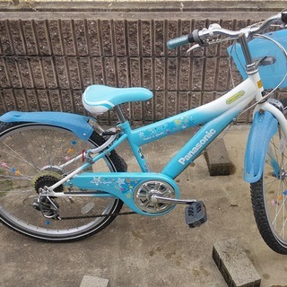 子供　自転車　女の子用　24型6段変速　Panasonic　B-...