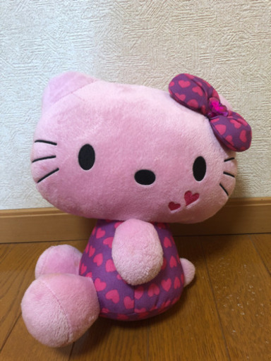めちゃカワ ハローキティちゃんぬいぐるみピンク30 25 さち 大阪のおもちゃの中古あげます 譲ります ジモティーで不用品の処分