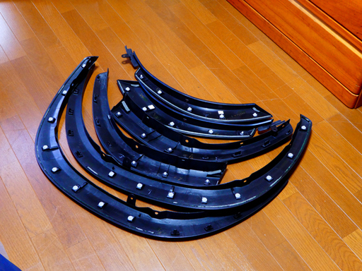 LEXUS レクサス NX 純正フェンダーアーチモール 全セット（美品） 各色