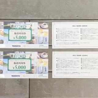 5,000円 x 4枚=2万円分】セガサミー ホールディングス - 宿泊券/旅行券