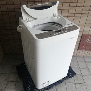 ◼️決定済■美品■2018年製■シャープ 4.5kg 全自動洗濯...