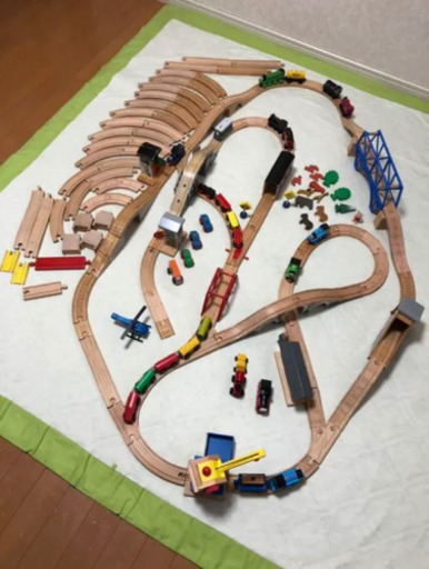 木製レール　トーマス車両など