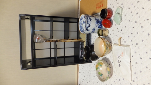 【値下げしました】春日茶棚　新品未使用
