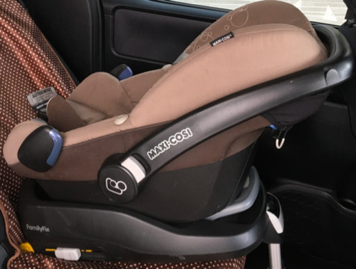 こげ茶, マキシコシ［ISOFIX,セット〕ペブル\u0026ファミリーフィックスベース