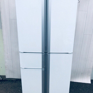 841番 三菱✨ノンフロン冷凍冷蔵庫✨MR-A37M-W‼️