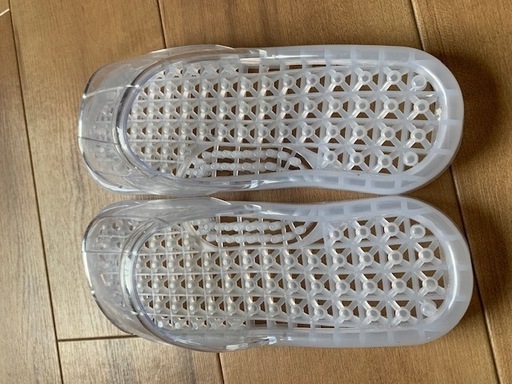 透明ベランダスリッパ お風呂サンダル 24 5センチくらい Non 弘前の靴 サンダル の中古あげます 譲ります ジモティーで不用品の処分