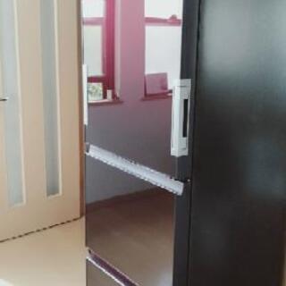 購入先決まり終了【無料保証中】お洒落なPurple鏡面冷蔵庫