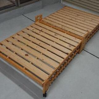 木製 折り畳みベッド