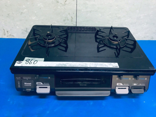 高年式‼️860番 リンナイ✨都市ガス用ガスコンロ✨RT64JH-L‼️