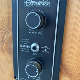 ALTEC LANSING アルテック ランシング 604-8H スピーカーシステム ペア