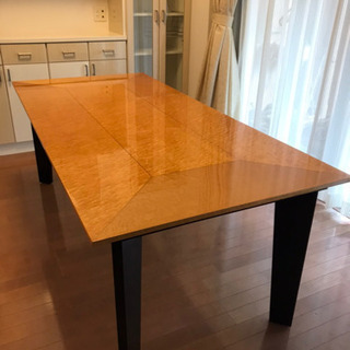 府中家具 松創 ダイニング7点SET バーズアイメープル 65%OFF【送料無料】 松創/MATSUSO 展示品 バーズアイメープル