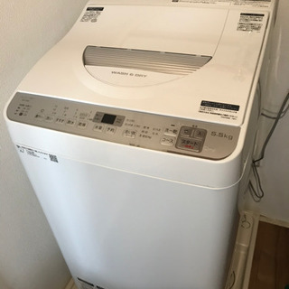 2019年製ほぼ新品】SHARP タテ型洗濯乾燥機
