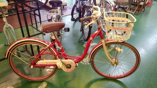 【店舗同時販売中】アサヒ　22インチ　子供用自転車　オートライト搭載