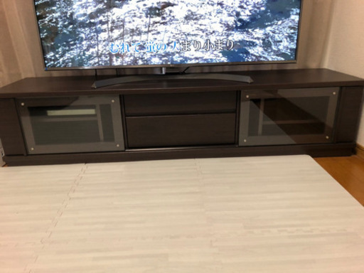 テレビ台 テレビボード ブラウン 65型対応