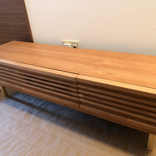 木目調テレビボード 幅150ｃｍ