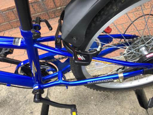 子供 用 自転車 21 インチ 青