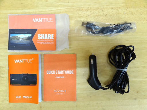 ドライブレコーダー 前後カメラ 車内+車外 2カメラ Vantrue OnDash N2 
