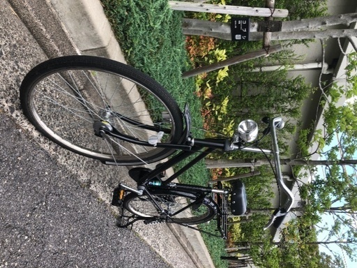 パナソニックの自転車「レギュラー」レトロデザインです。